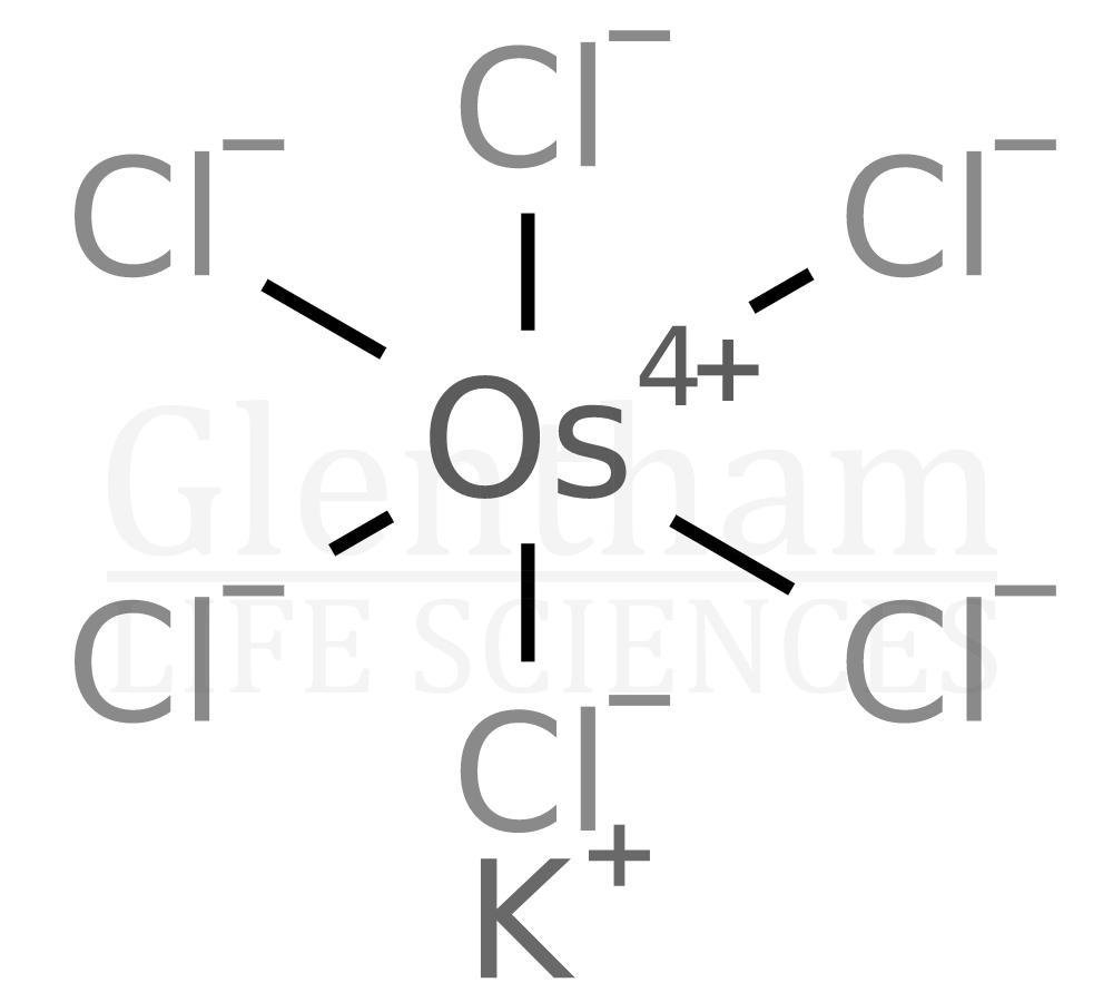 Potassium hexachloroosmate(IV); 99.9% (metals basis) Structure
