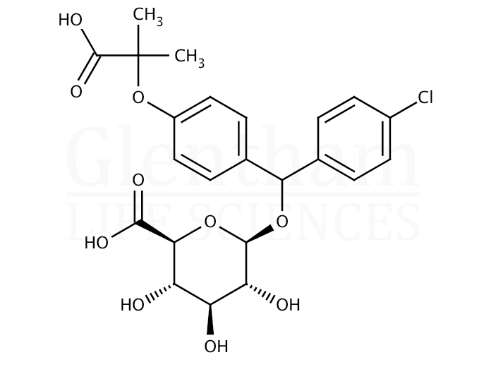 Fenirofibrate O-b-D-glucuronide Structure