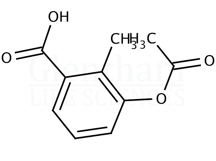 3-Acetoxy-2-methylbenzoic acid Structure