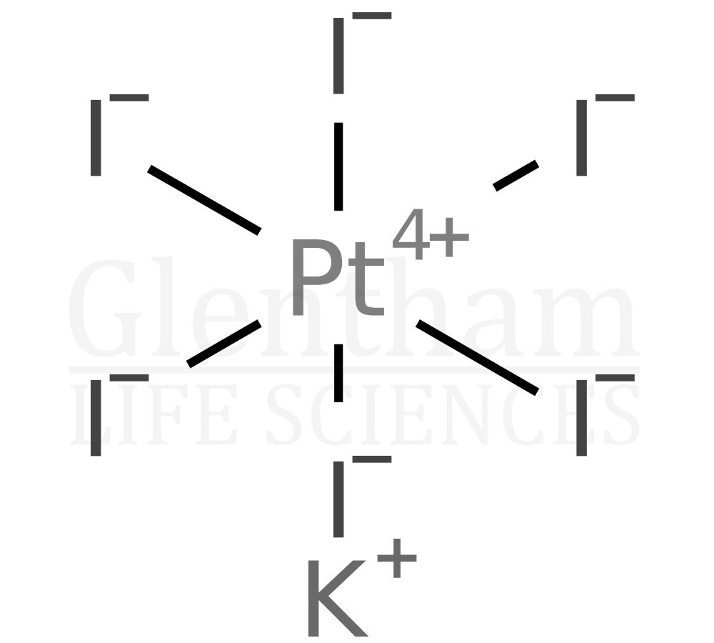 Structure for Potassium hexaiodoplatinate(IV); 99.9%