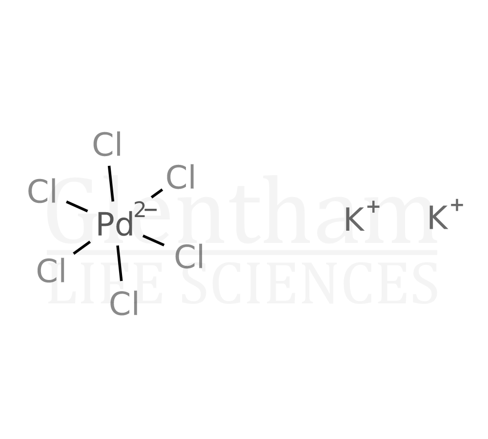 Structure for Potassium hexachloropalladate(IV); 99.95% (metals basis)