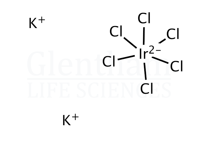 Structure for Potassium hexachloroiridate(IV); 99.95% (metals basis)