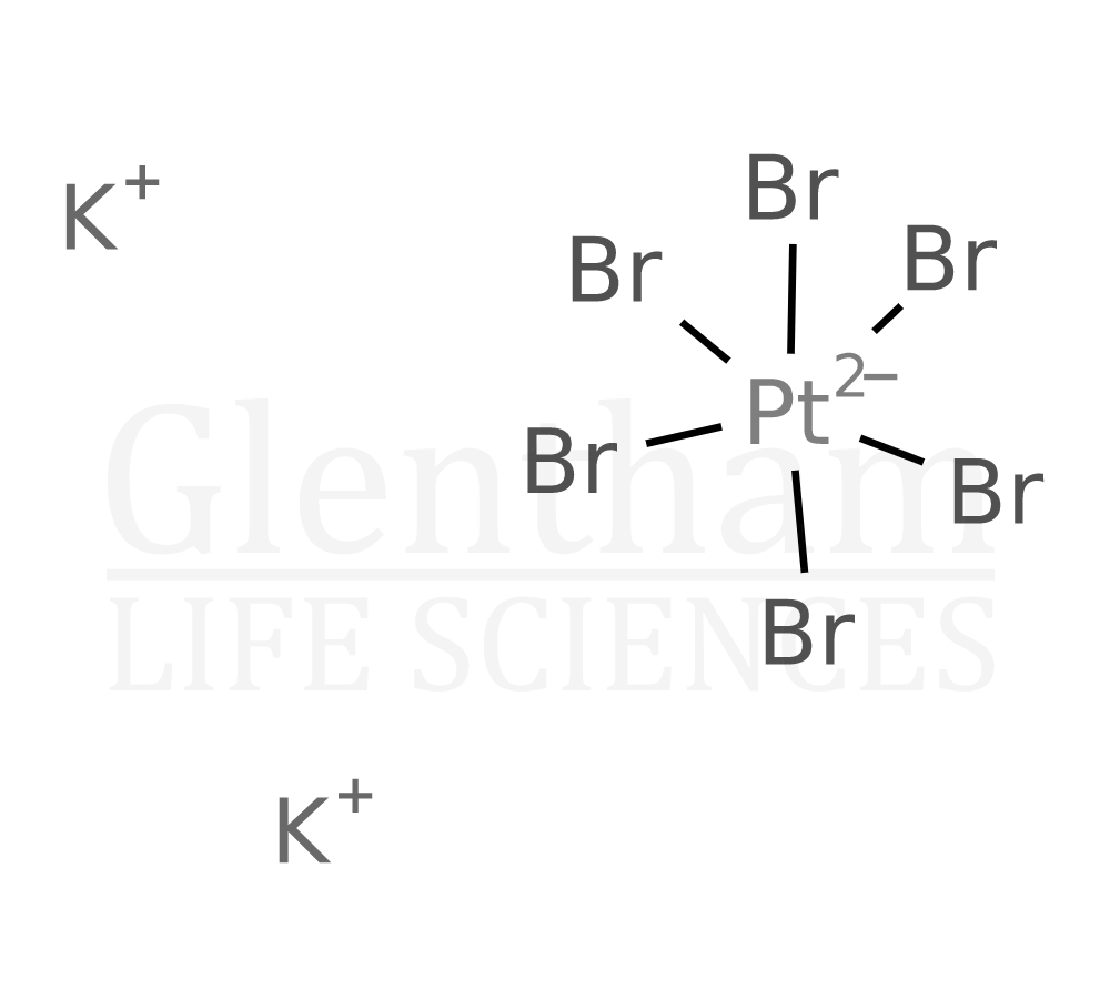 Structure for Potassium hexabromoplatinate(IV)