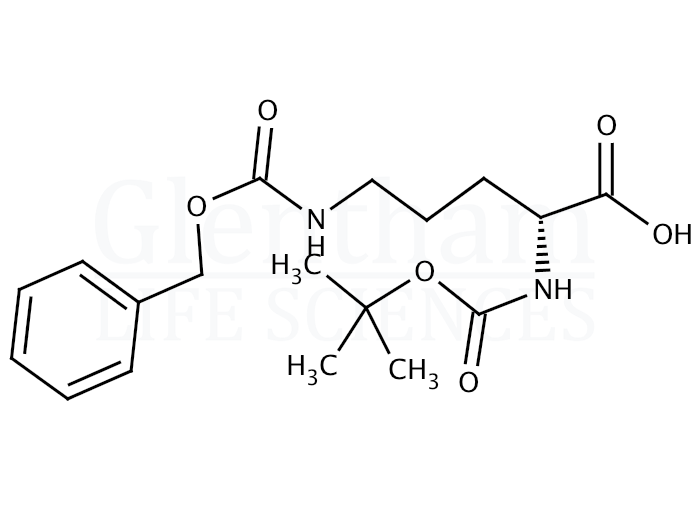 Boc-D-Orn(Z)-OH    Structure