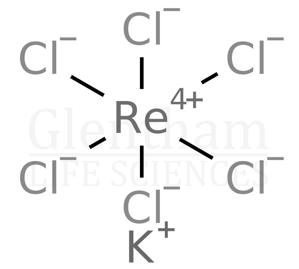Potassium hexachlororhenate(IV); 99.95% (metals basis) Structure