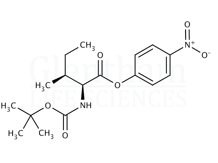 Structure for  Boc-Ile-ONp     (16948-38-2)