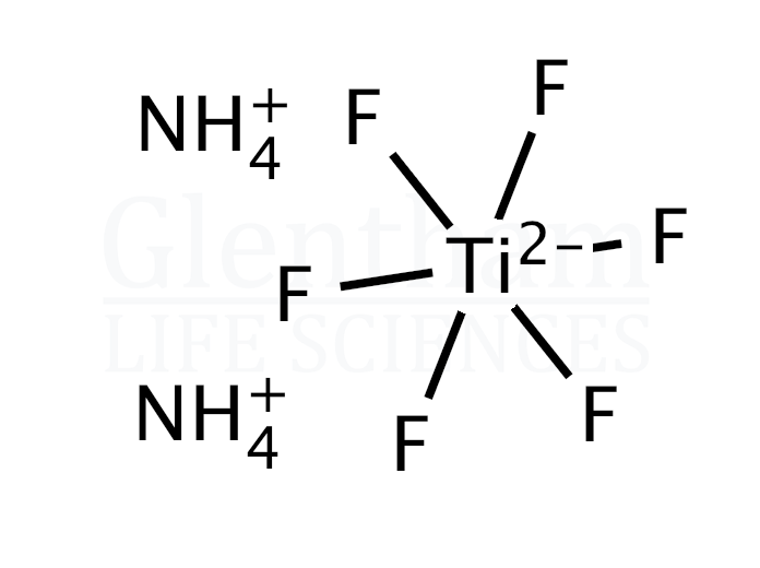 Ammonium hexafluorotitanate Structure