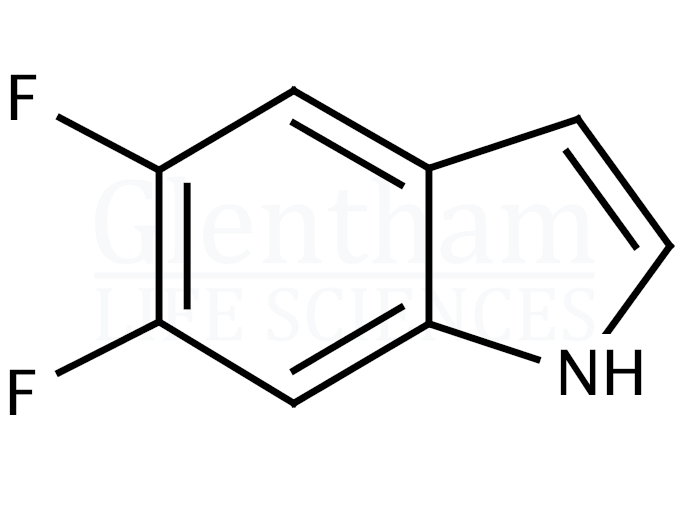 Structure for 5,6-Difluoroindole