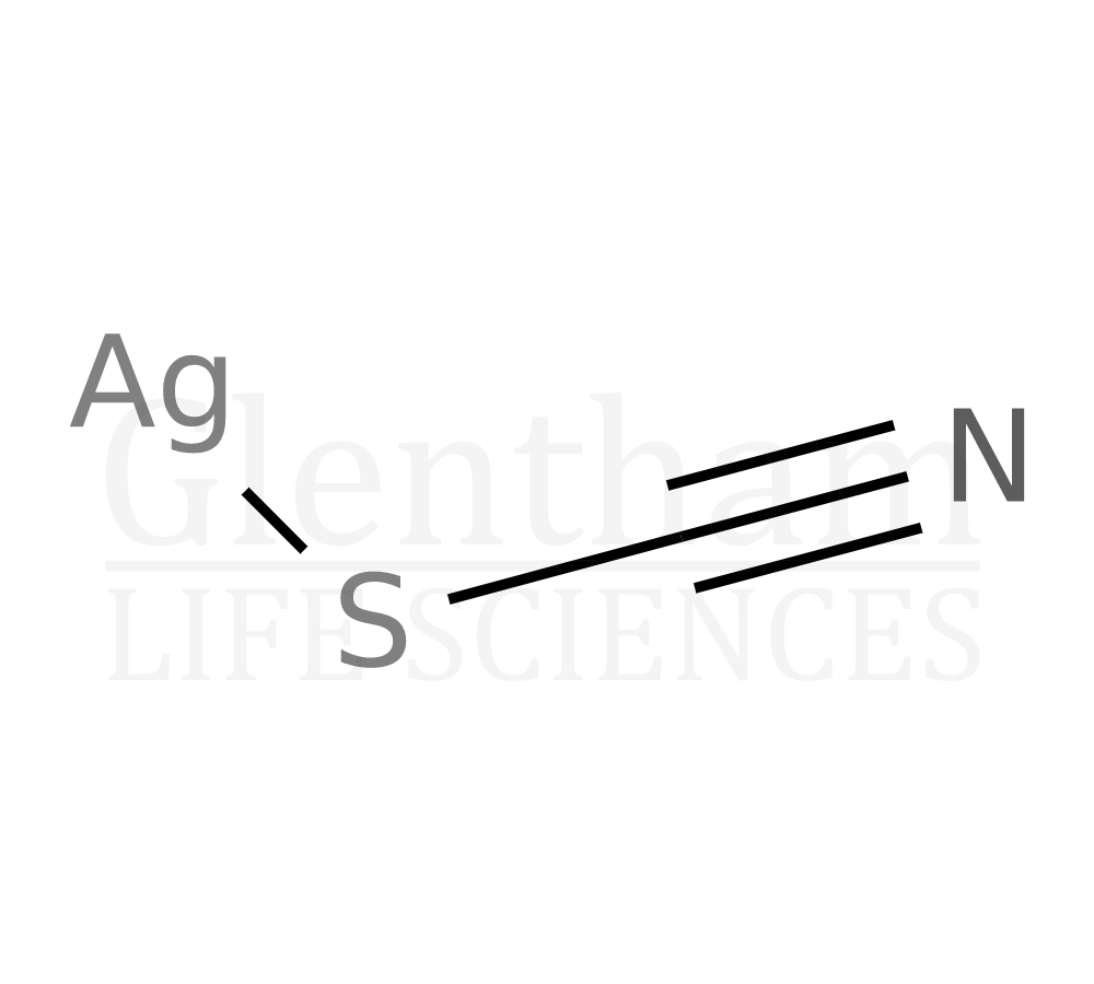 Structure for Silver thiocyanate, 98%