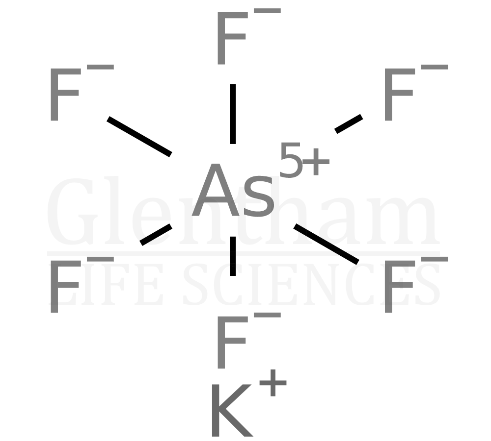 Structure for Potassium hexafluoroarsenate(V)