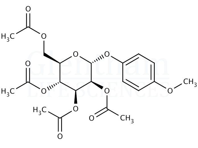 4-Methoxyphenyl 2,3,4,6-tetra-O-acetyl-a-D-mannopyranoside Structure