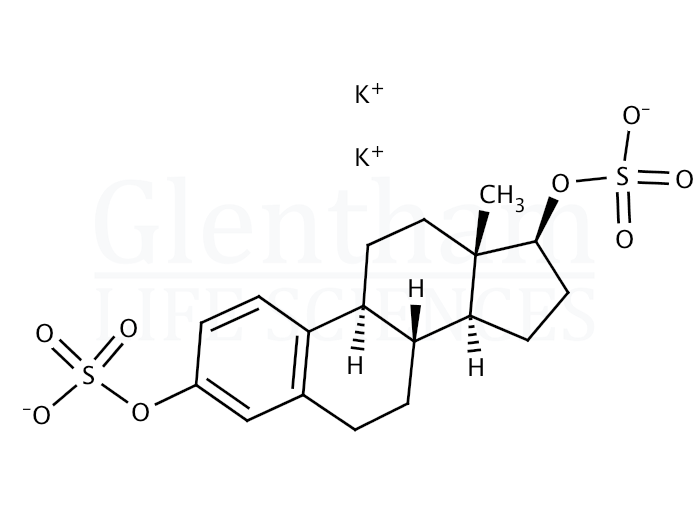 β-Estradiol 3,17-disulfate dipotassium salt Structure