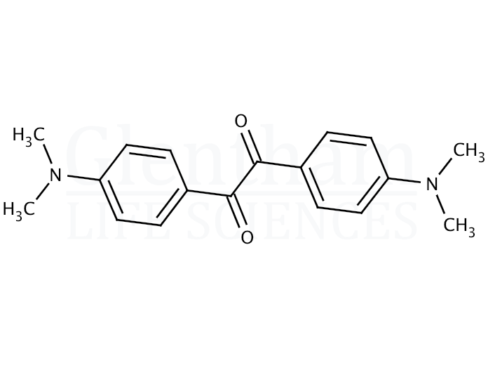 4,4''-Bis(dimethylamino)benzil Structure
