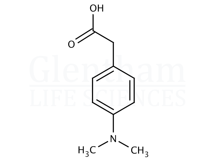 Structure for 4-(Dimethylamino)phenylacetic acid  (17078-28-3)