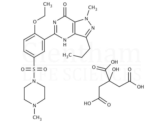 Structure for Sildenafil citrate