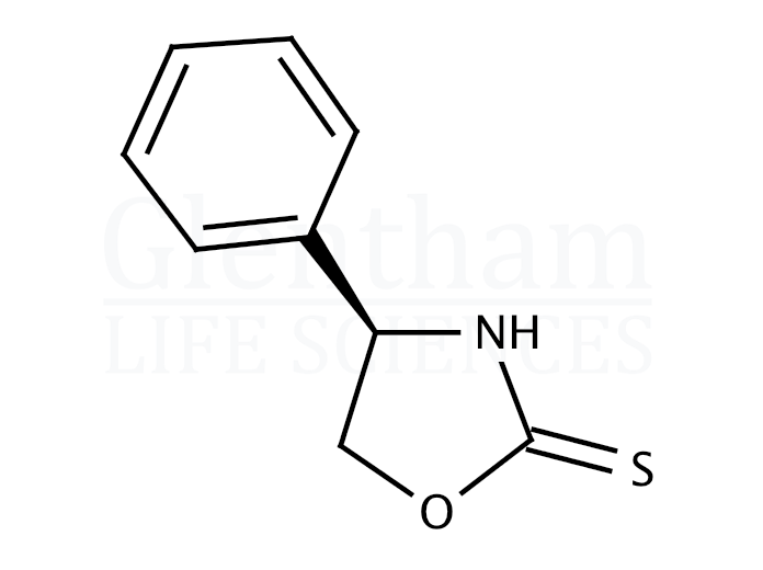 (R)-(-)-4-Phenyl-1,3-oxazolidinone-2-thione Structure