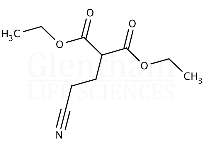 Diethyl 2-(2-cyanoethyl)malonate Structure