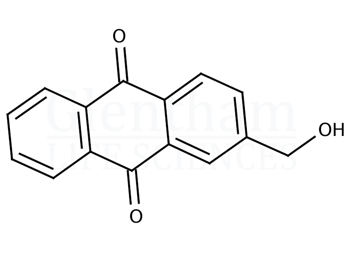 2-(Hydroxymethyl)anthraquinone  Structure