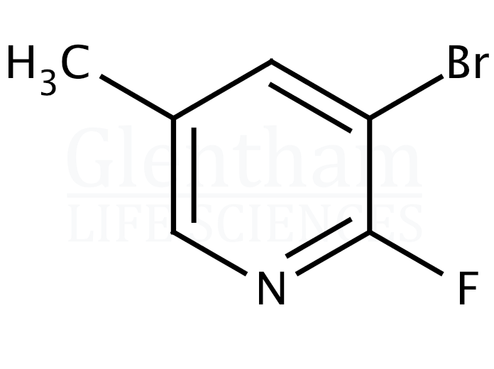 3-Bromo-2-fluoro-5-picoline (3-Bromo-2-fluoro-5-methylpyridine) Structure