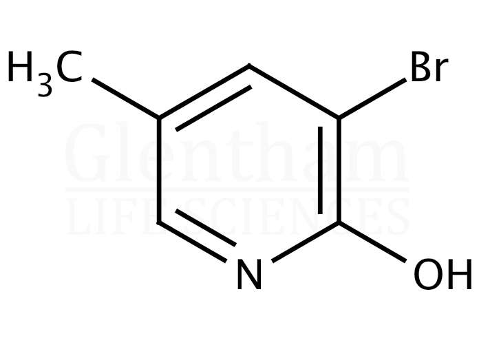 3-Bromo-2-hydroxy-5-picoline (3-Bromo-2-hydroxy-5-methylpyridine) Structure