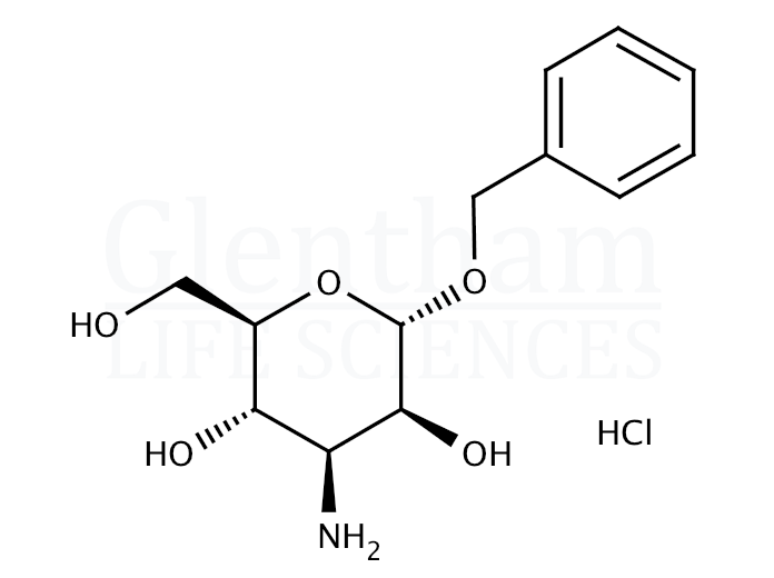 Benzyl 3-amino-3-deoxy-α-D-mannopyranoside hydrochloride Structure