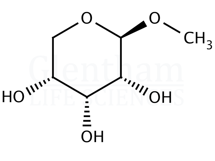 Methyl b-D-ribopyranoside Structure