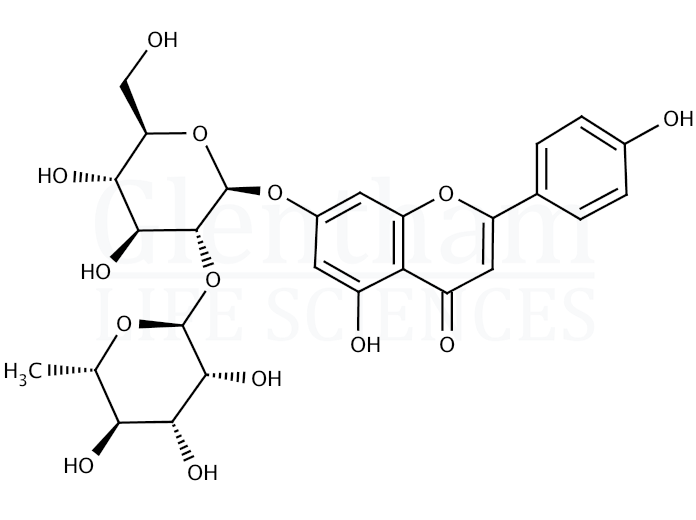 Apigenin 7-O-neohesperidoside Structure