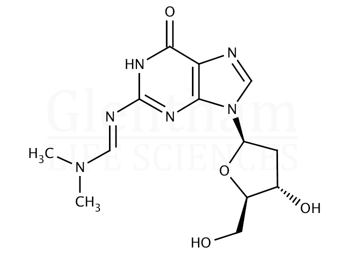 2''-Deoxy-N2-DMF-guanosine Structure