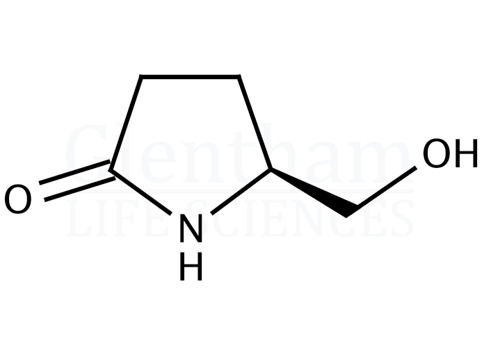 (S)-(+)-5-(Hydroxymethyl)-2-pyrrolidinone Structure