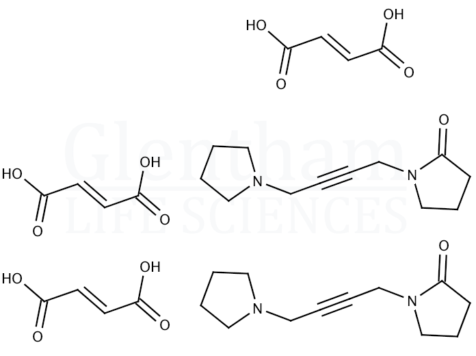 Oxotremorine sesquifumarate salt Structure