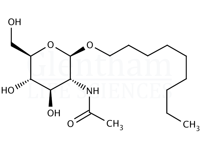 Structure for Nonyl 2-acetamido-2-deoxy-b-D-glucopyranoside