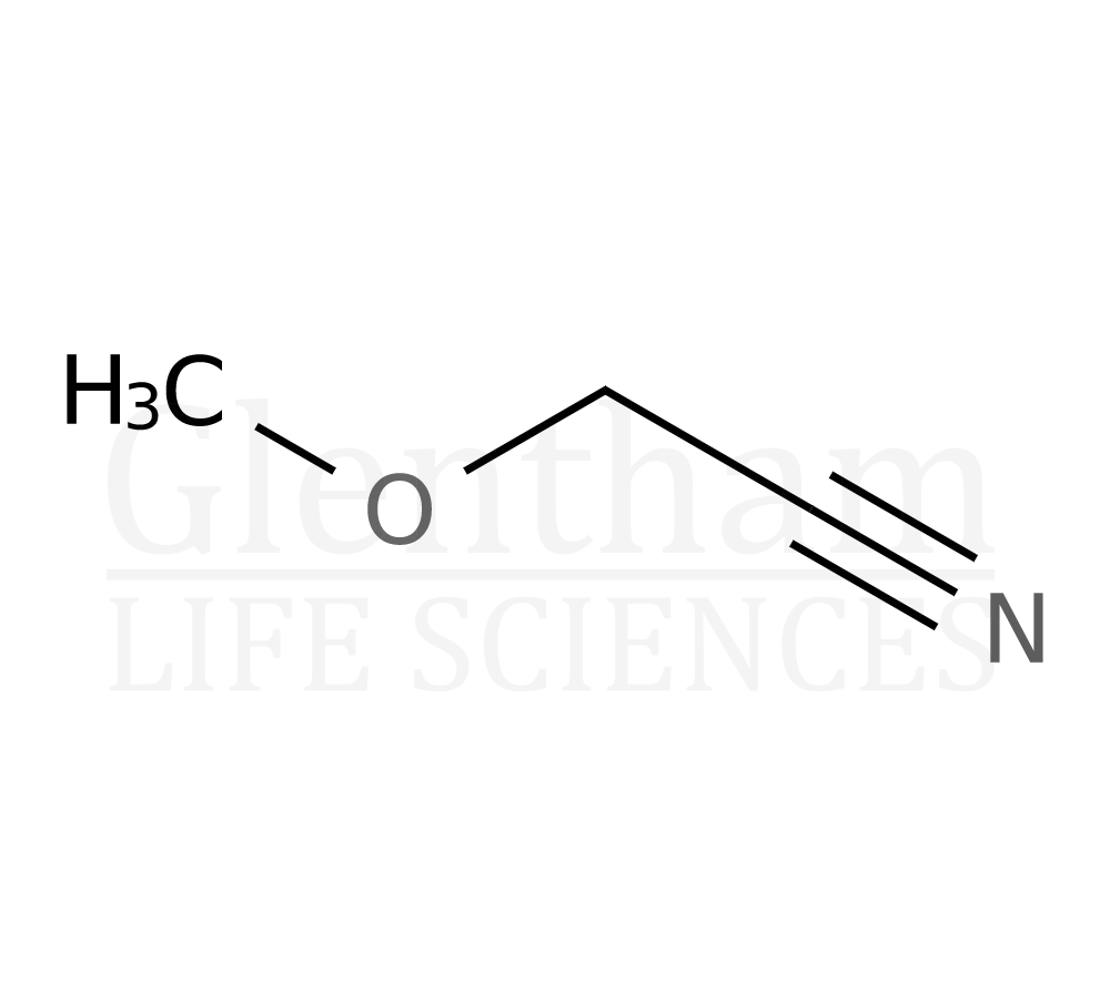 Methoxyacetonitrile Structure