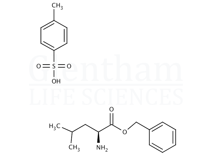 L-Leucine benzyl ester p-toluenesulfonate salt Structure