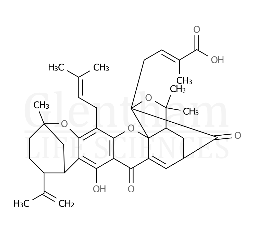 Gambogellic acid Structure