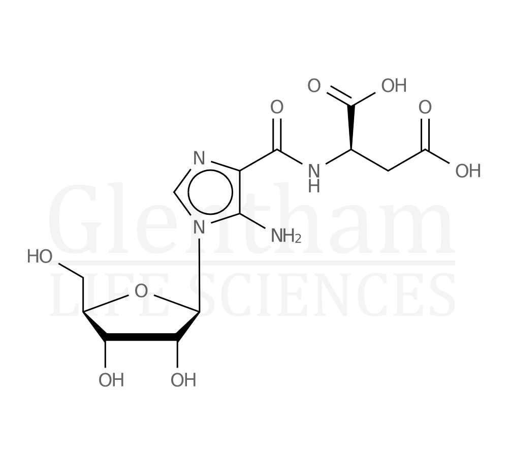 N-Succinyl-5-aminoimidazole-4-carboxamide ribose Structure