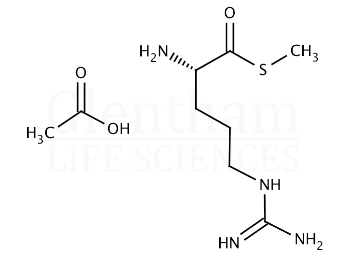 S-Methyl-L-thiocitrulline acetate salt Structure