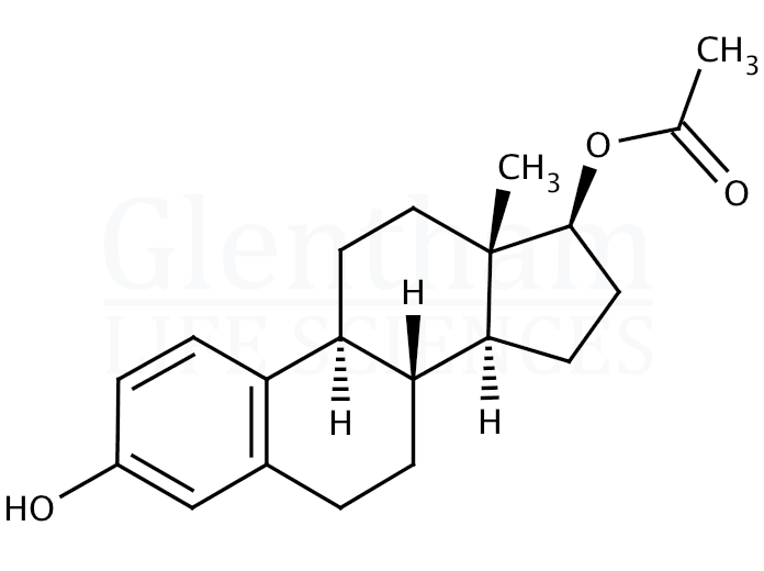 β-Estradiol 17-acetate Structure
