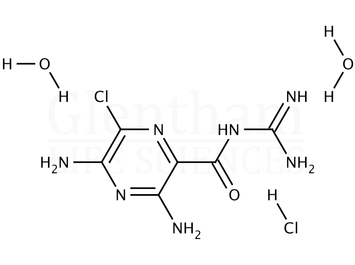 Structure for Amiloride hydrochloride dihydrate