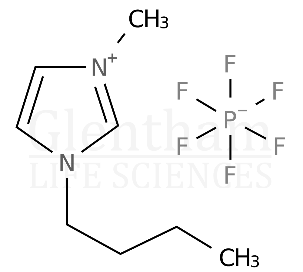 1-Butyl-3-methylimidazolium hexafluorophosphate Structure