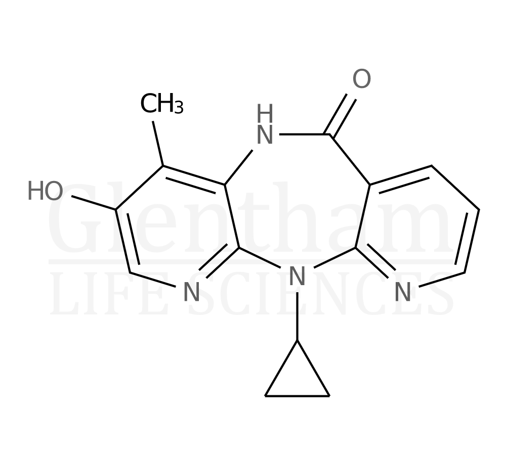 3-Hydroxy nevirapine Structure