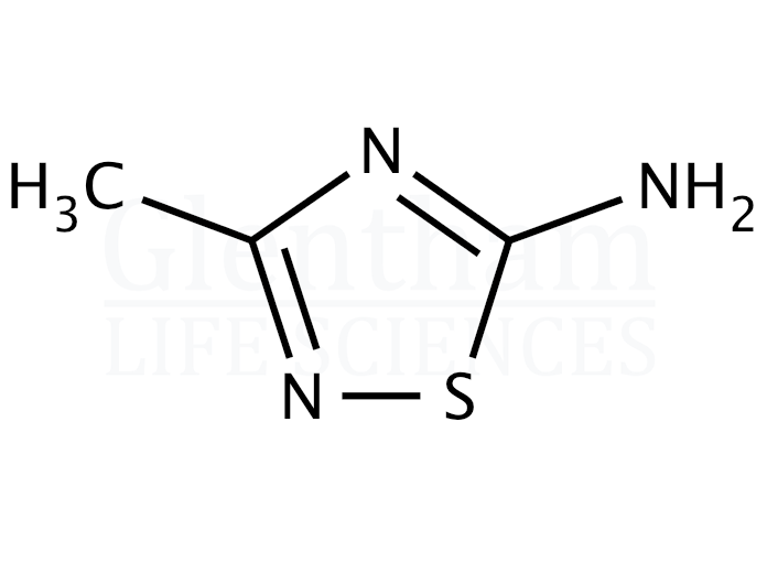 5-Amino-3-methyl-1,2,4-thiadiazole Structure