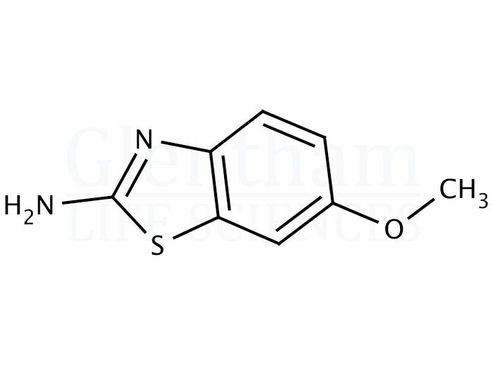 2-Amino-6-methoxybenzothiazole Structure