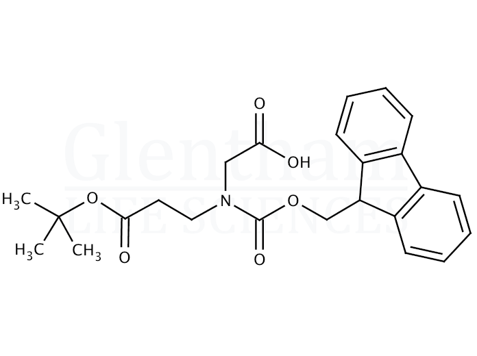 Fmoc-N-(tert-butyloxycarbonylethyl)glycine Structure