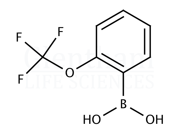 2-Trifluoromethoxyphenylboronic acid Structure