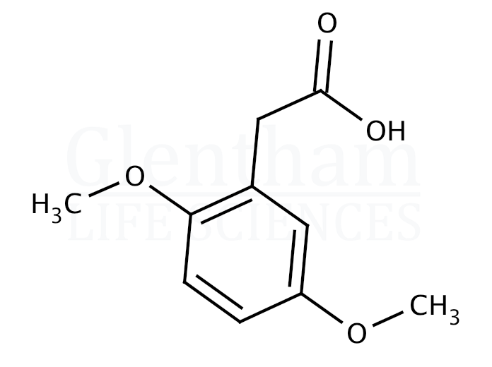 2,5-Dimethoxyphenylacetic acid Structure