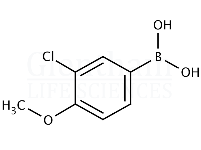 3-Chloro-4-methoxyphenylboronic acid Structure