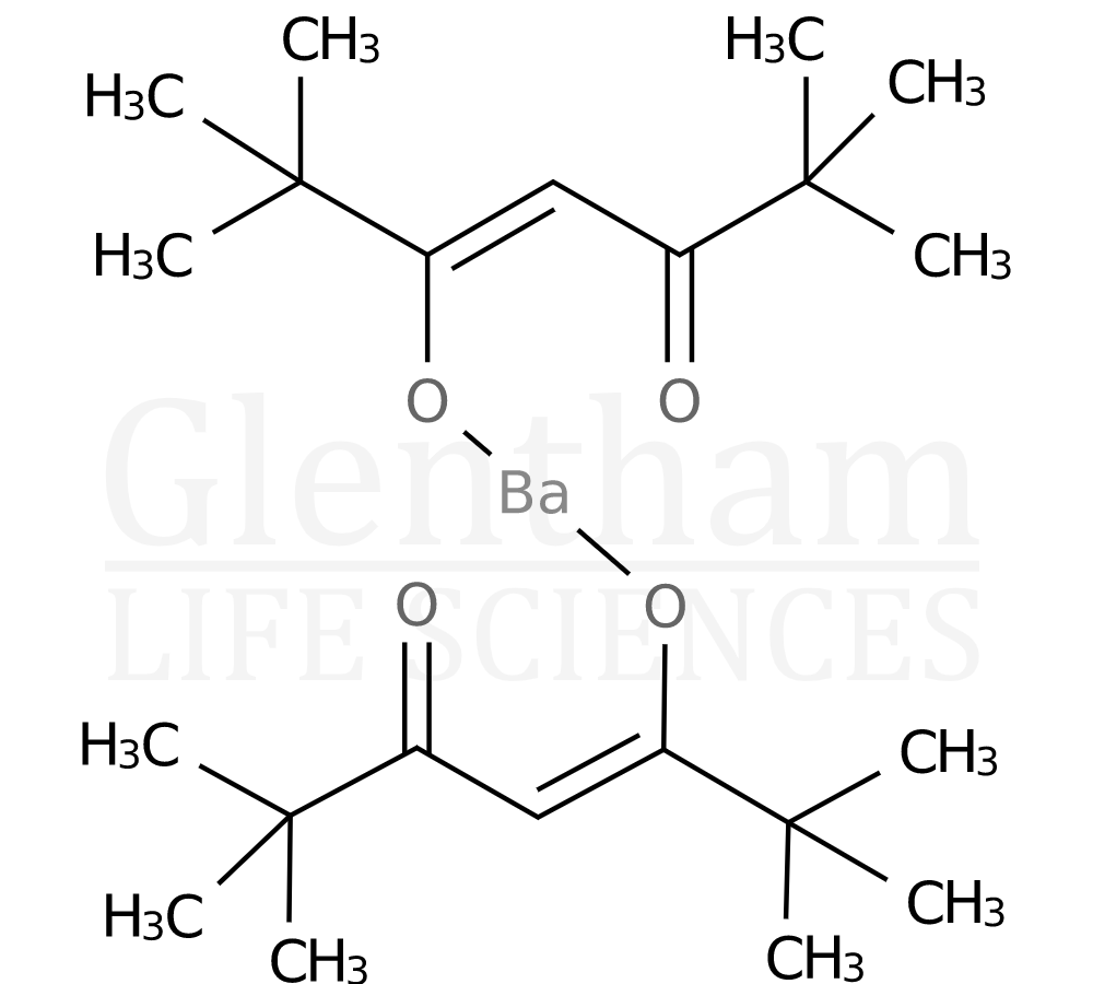 Structure for Barium-thd, 99.99%