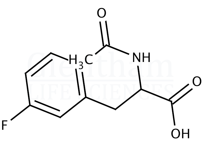 N-Acetyl-3-fluoro-DL-phenylalanine   Structure