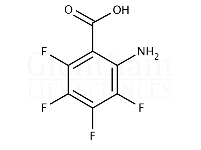 Structure for 2-Amino-3,4,5,6-tetrafluorobenzoic acid  (1765-42-0)