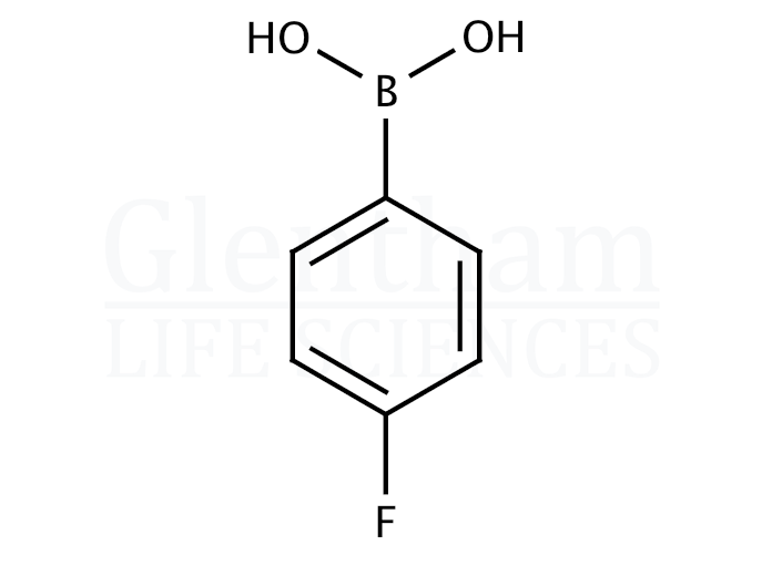 4-Fluorophenylboronic acid Structure